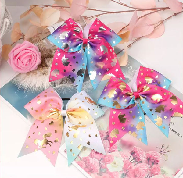 Multicoloured Large Bow Hair Bands