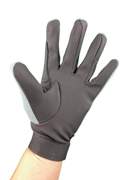 Kids Popcorn Horse Riding Gloves - Palm View