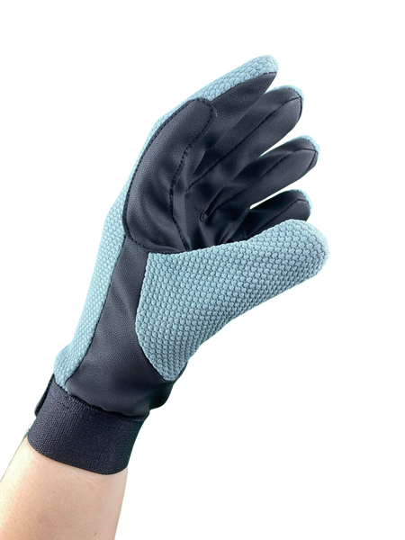 Kids Popcorn Horse Riding Gloves - Thumb View