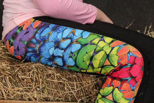Rainbow Butterfly Riding Tights