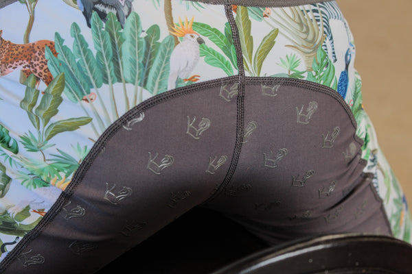 Safari Riding Tights Close up of Grippes Detail