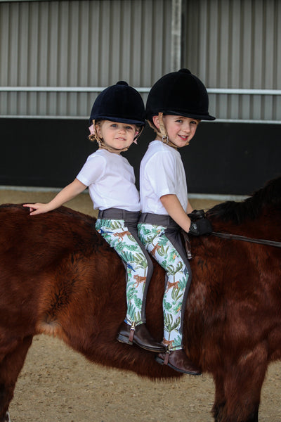 Safari Riding Tights Shown in Toddler Sizes