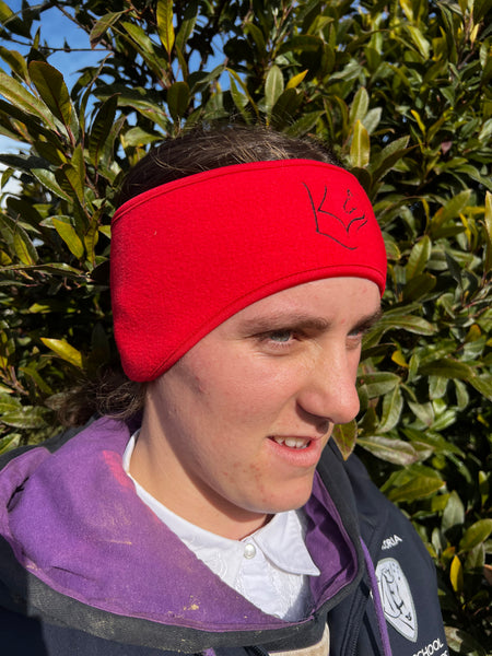 Lucky Kids Equine Ear Warmer - Red