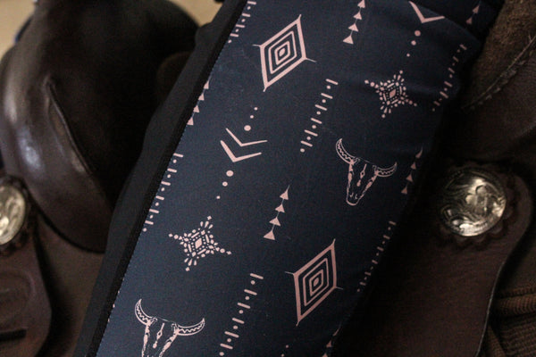 Close up of western bull pattern