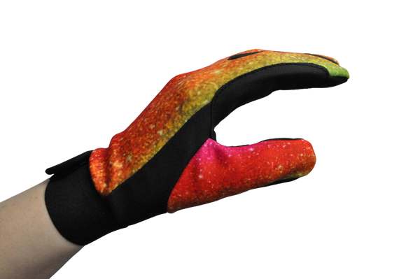 Speckled  Prismatic Horse Riding Gloves Thumb View