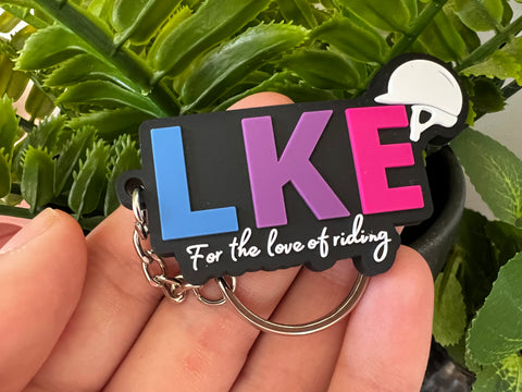 Lucy Kids Equine For The Love of Riding Keychain