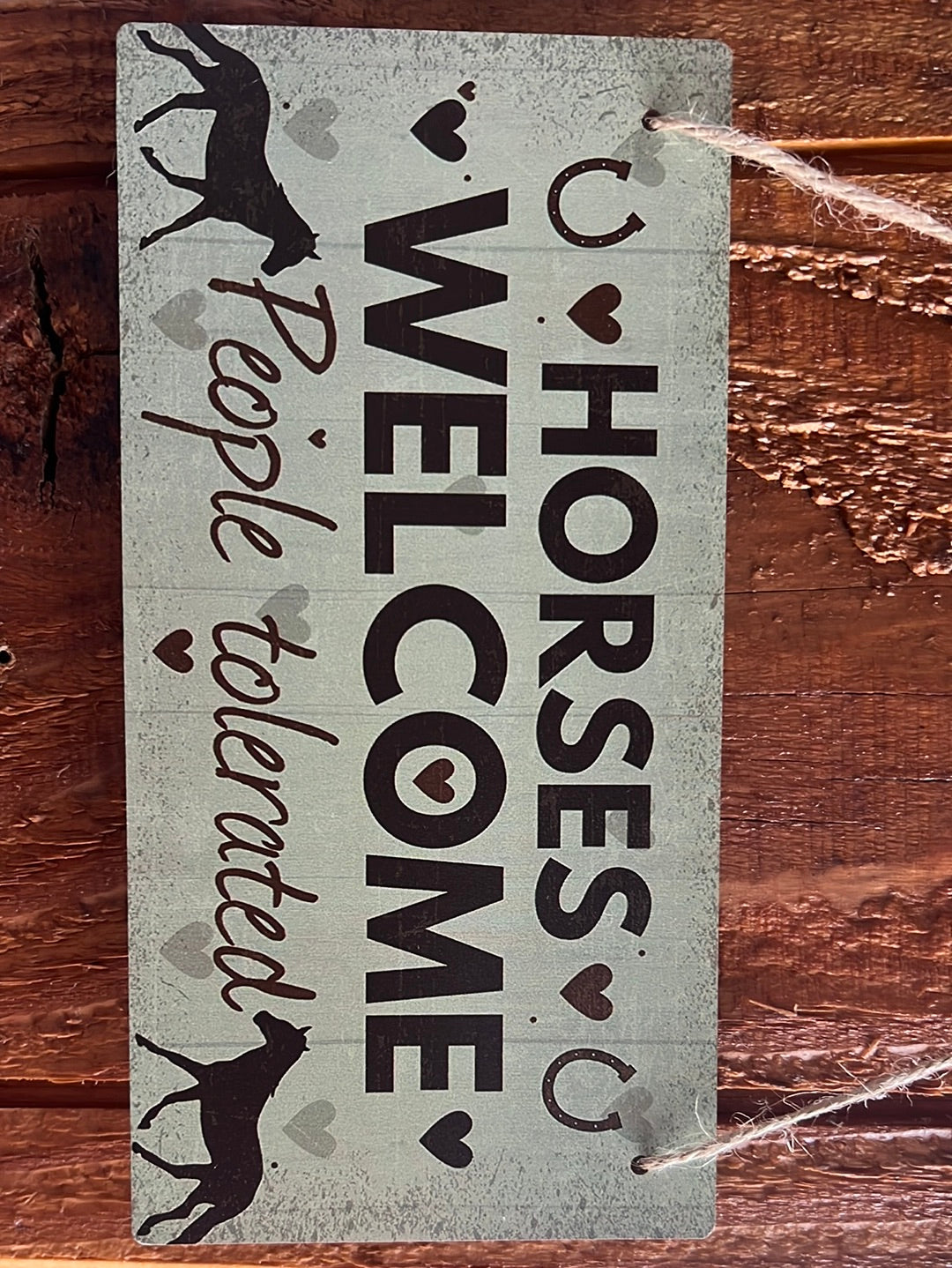 Decorative Horse Sign