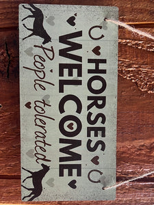 Decorative Horse Sign